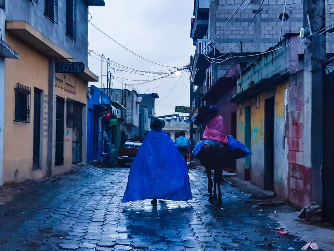 Streets of Santa Maria de Jesus, Guatemala.